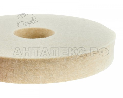 Круг полировальный ELITECH, натур.войлок125х20х32мм