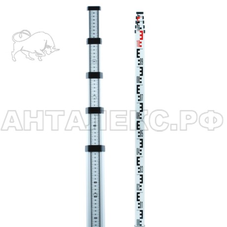 Рейка нивелирная телескопическая ADA STAFF4 (TN14)