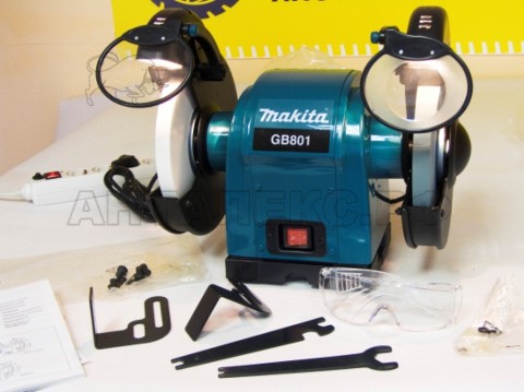 Точило Makita GB 801 550Вт 2круг205х18.88мм