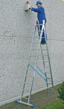 Лестница-стремянка L208 2х8  224/364, 7,2кг алюминий