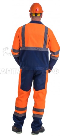 Костюм ТРАССА-М4-АНТАЛЕКС с пк оранжсин. 52-543-4 люверсы