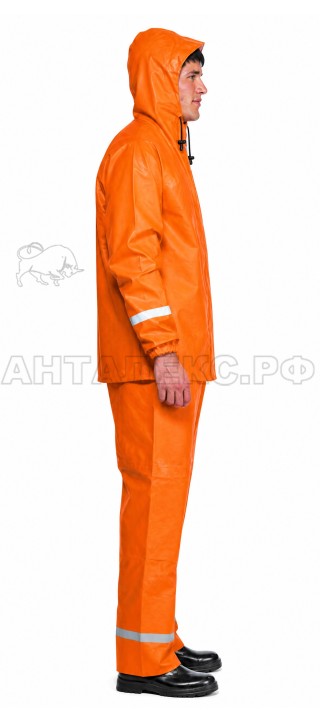 Костюм влагост."Fishermans"(нов.аналог"Рокен-Букса")оранж.52-54\3-4 скл.швы