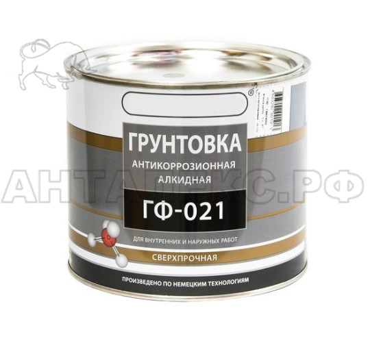 Грунтовка ГФ-021, цвет кр.-кор. 1,9кг