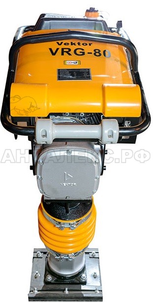 Вибротрамбовка VEKTOR VRG-80 бенз. 4кВт 330х290мм