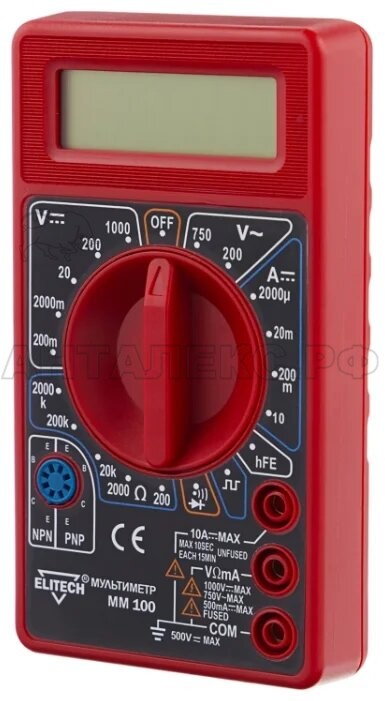 Мультиметр Elitech ММ 100