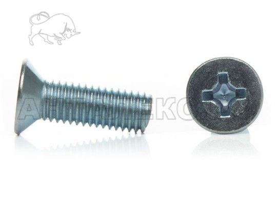 Винт DIN 965 потай (п.р) 6х10