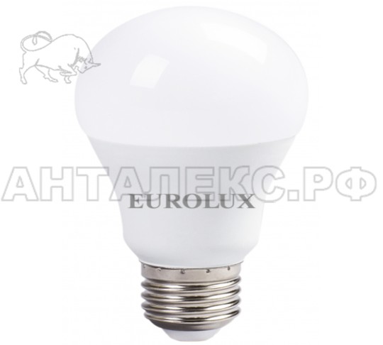 Лампа Eurolux, светодиодная LL-E-A60-15W-230-2,7K-E27 (груша, 15Вт, тепл., Е27)