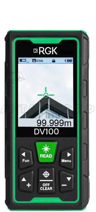 Лазерный дальномер с видоискателем RGK DV100