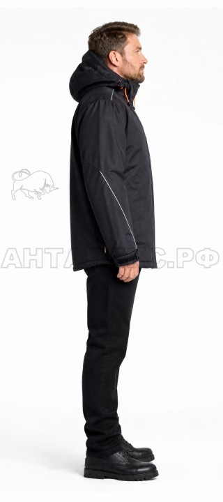 Куртка утепленная URBAN, цв. черный, р.56-58 (XL)
