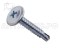 Саморезы прессшайба CMM-SD 4.2х32 (1 упак/1000 шт.) СВЕРЛО  белый цинк