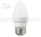 Лампа Eurolux, светодиодная LL-E-C37-6W-230-2,7K-E27 (свеча, 6Вт, тепл., Е27)