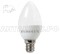 Лампа Eurolux, светодиодная LL-E-C37-5W-230-2,7K-E14 (свеча, 5Вт, тепл., Е14)