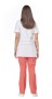 Костюм мед.женский бел/красн. №67.1 48/170