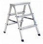 Стремянка А203 алюминиевая двусторонняя, 3 ступени