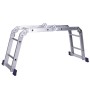 Лестница-трансформер STAIRS 4х2 ступени, алюминий